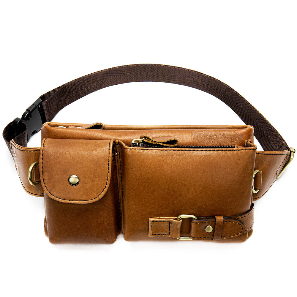 Genuine Leather Belt Bag Zara– Stylish Fanny Bag For Travel, Outdoor