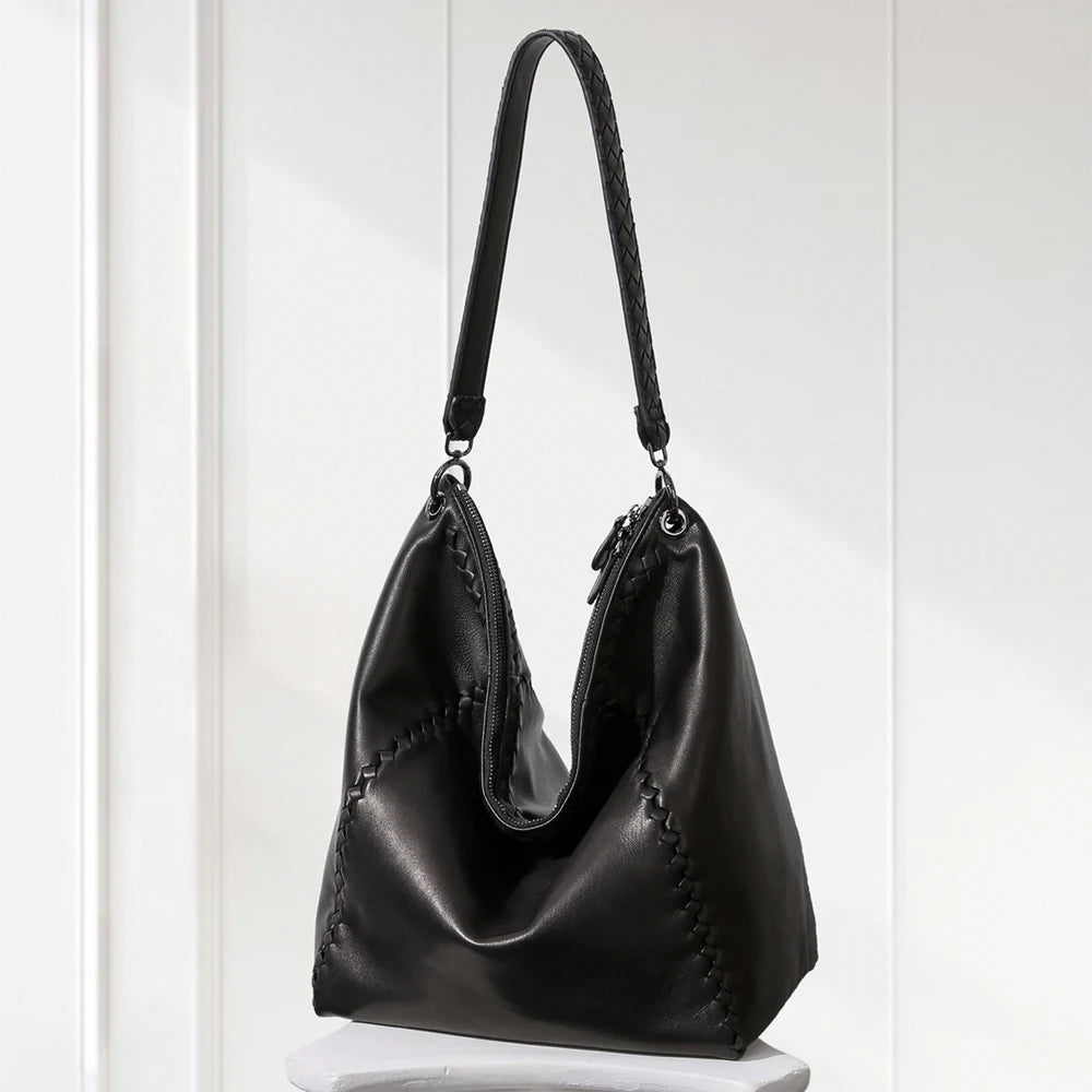 Women Soft Genuine Leather Totes Shoulder Bag Purses and Handbags