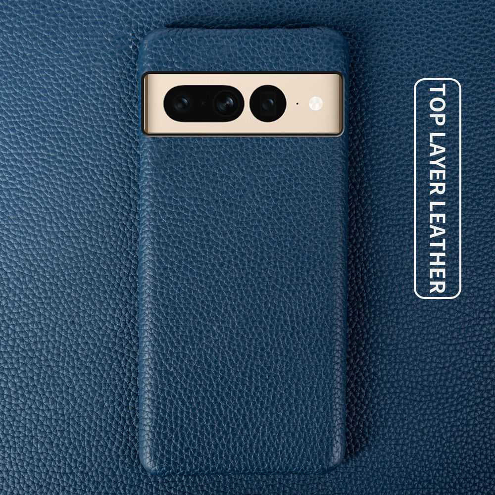 Premium Cowhide Leather Phone Case for Google Pixel 9 Pro 