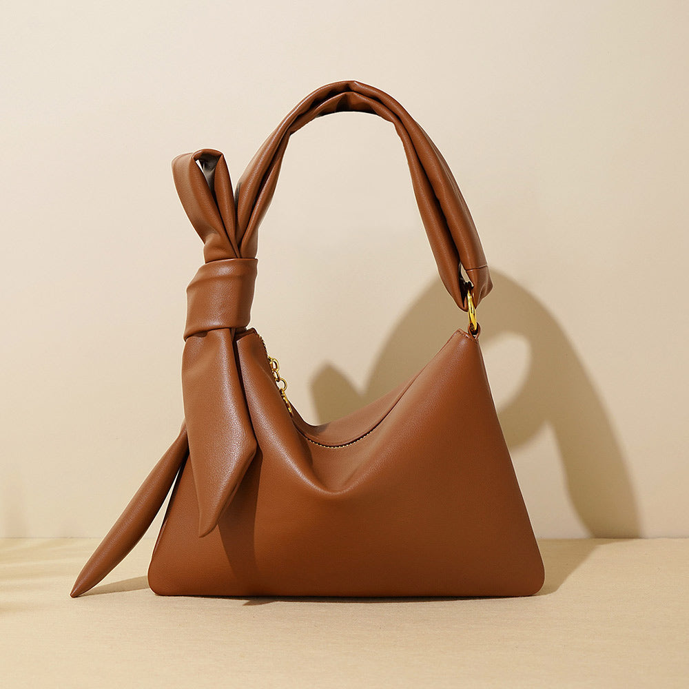 Women's Small Soft Leather Hobo Shoulder Bag – Stylish Everyday Handbag