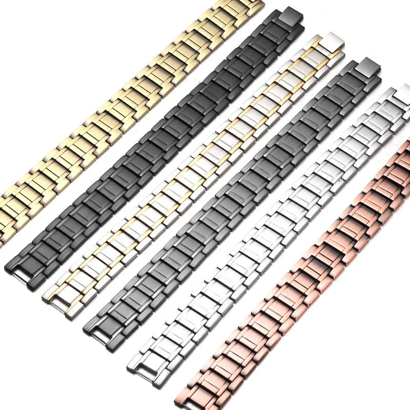 Power Magnetic Bracelets Stainless steel bracelet for men Arthritis pains - CIVIBUY