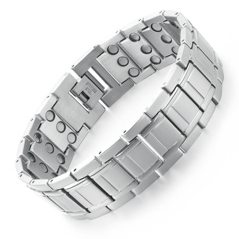 Power Magnetic Bracelets Stainless steel bracelet for men Arthritis pains - CIVIBUY