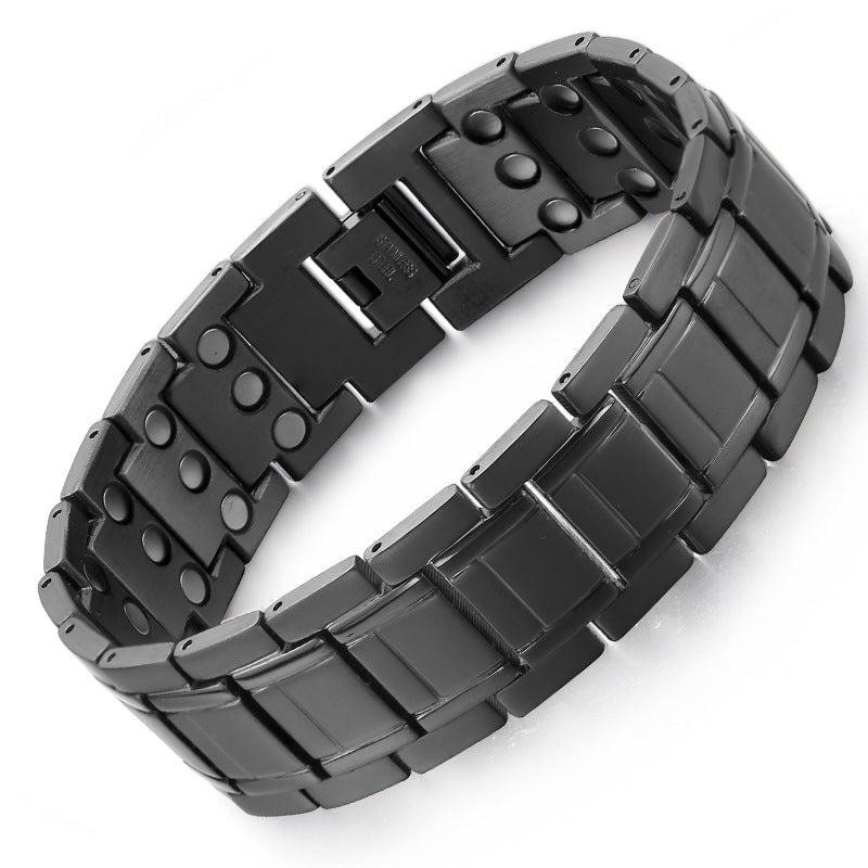 Power Magnetic Bracelets Stainless steel bracelet for men Arthritis pains - CIVIBUY