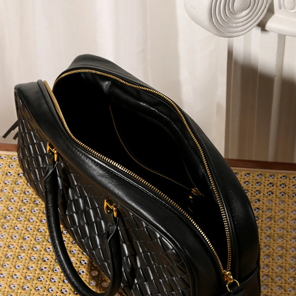 Woven Leather Handbags Handcrafted