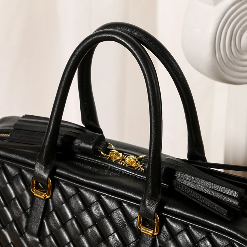 Woven Leather Handbags Handcrafted