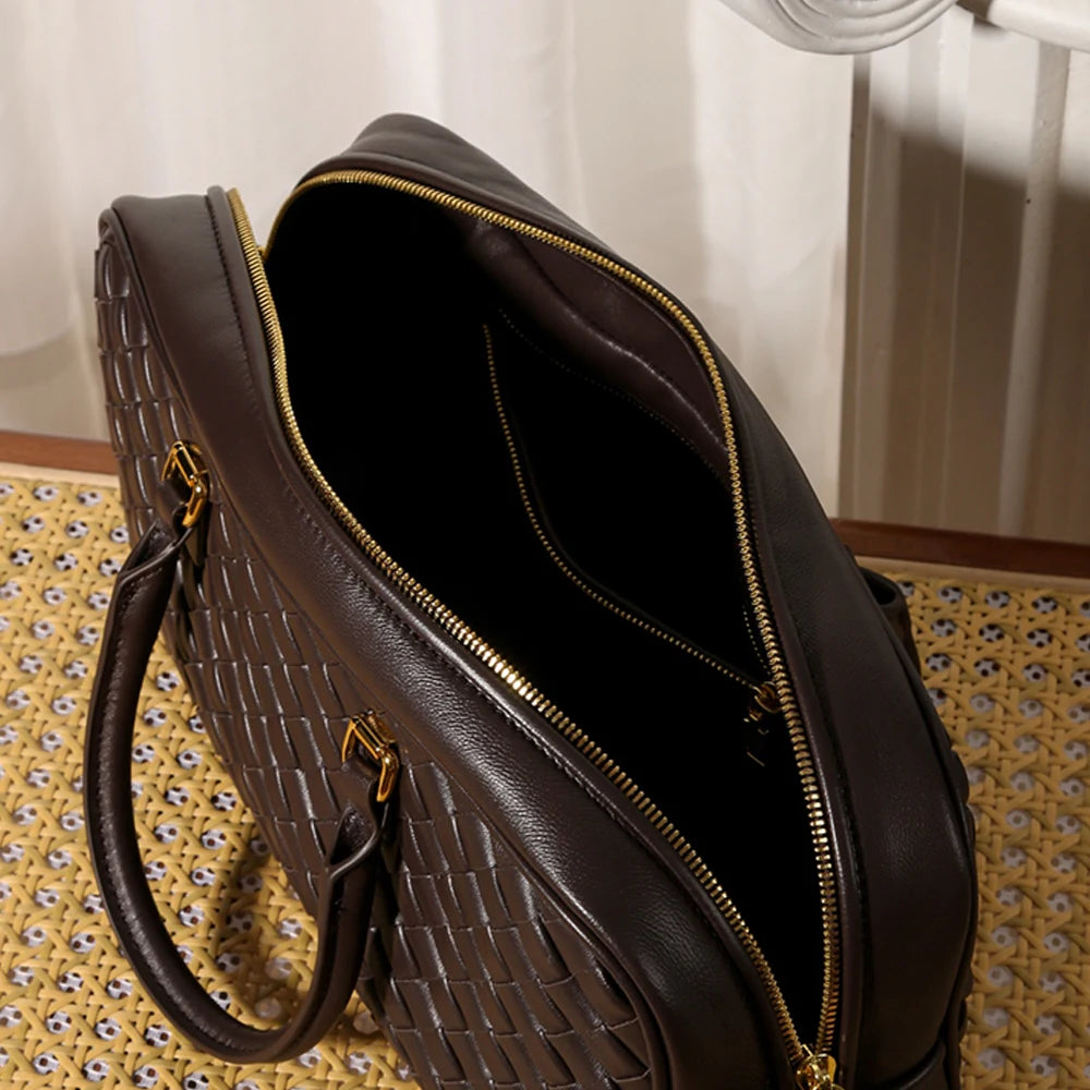 Woven Leather Handbags Handcrafted