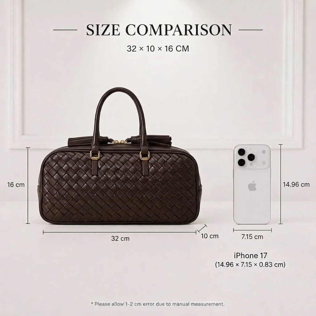 Woven Leather Handbags Handcrafted