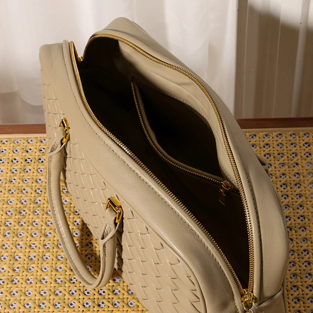Woven Leather Handbags Handcrafted