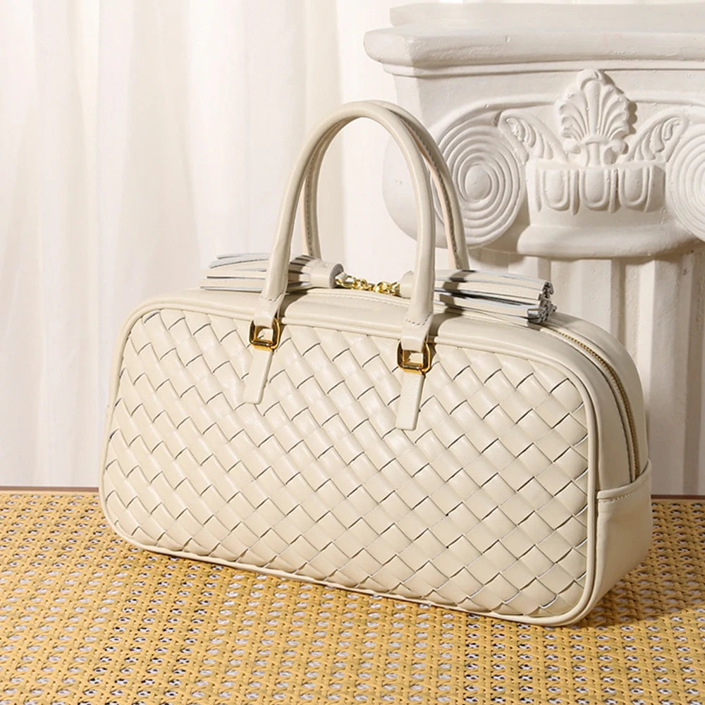 Woven Leather Handbags Handcrafted