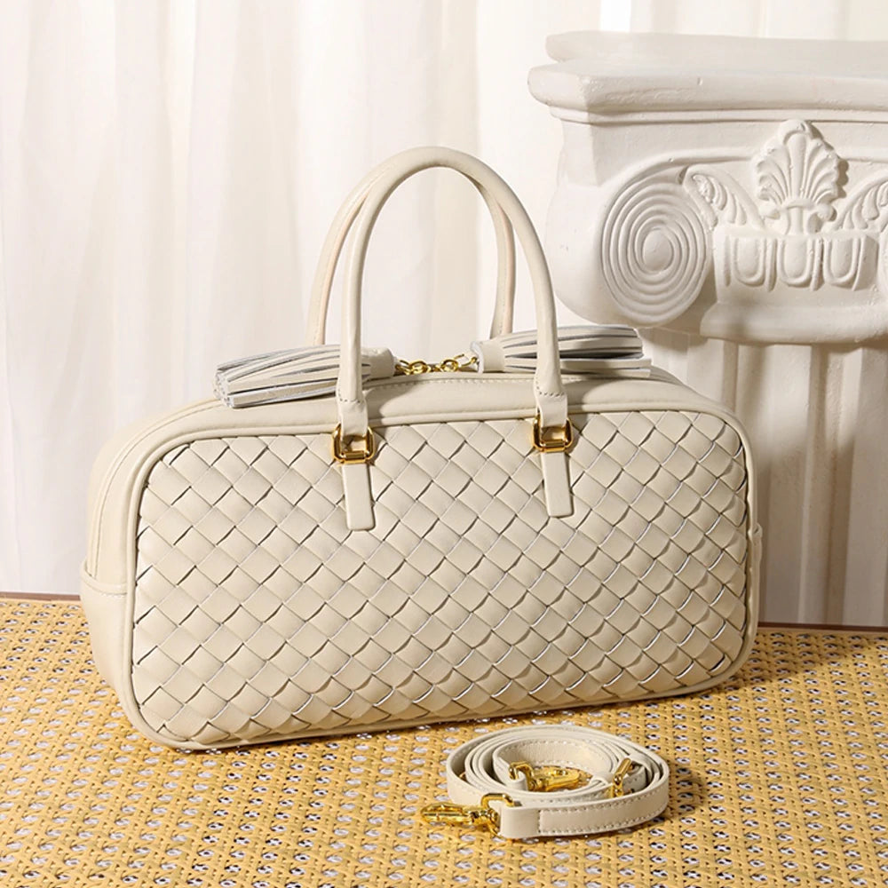 Woven Leather Handbags Handcrafted
