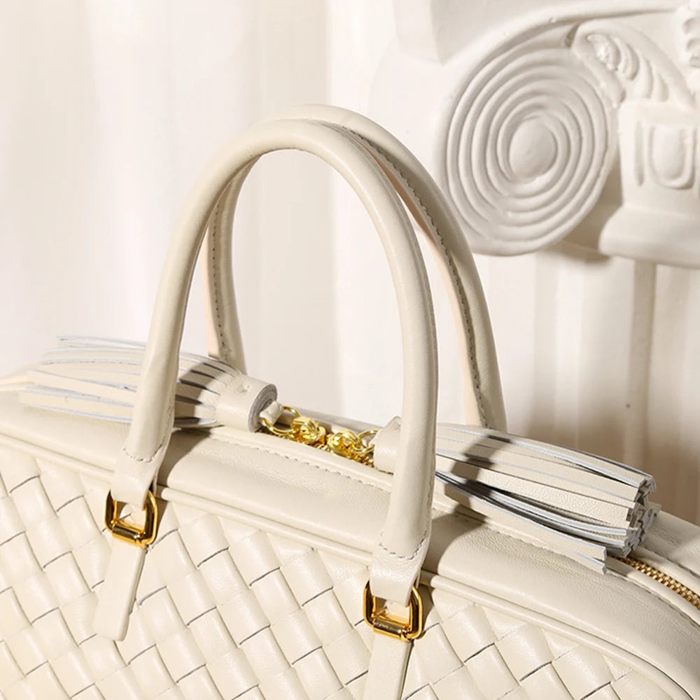 Woven Leather Handbags Handcrafted