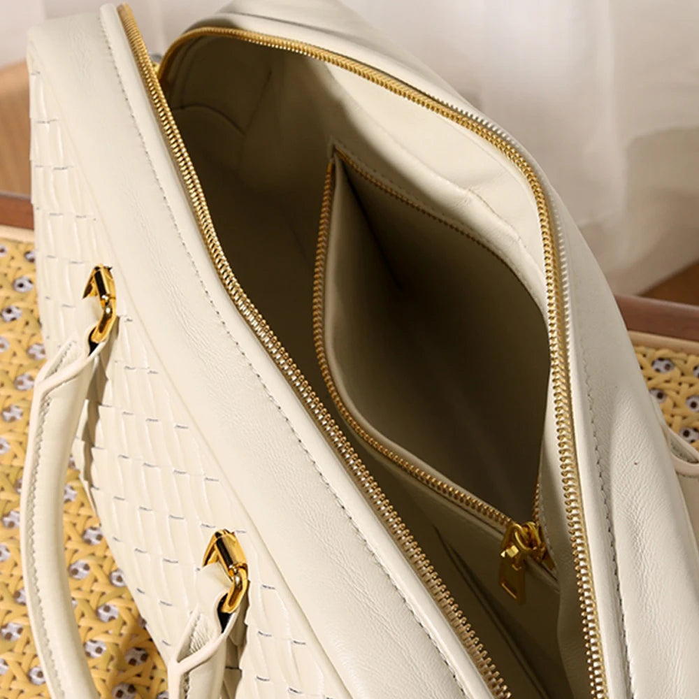Woven Leather Handbags Handcrafted