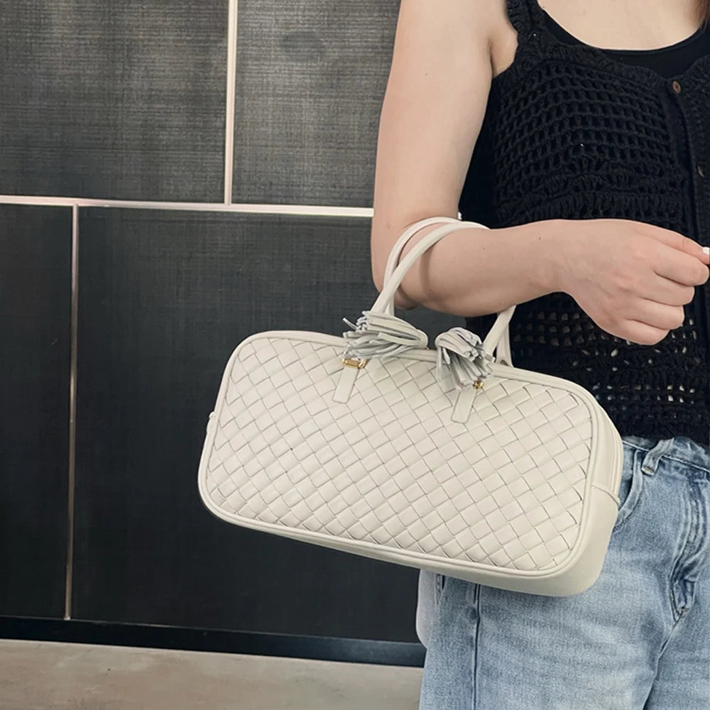 Woven Leather Handbags Handcrafted