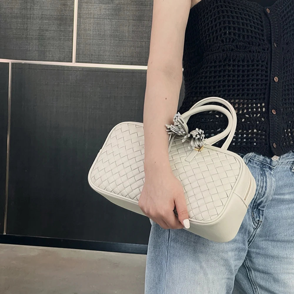 Woven Leather Handbags Handcrafted