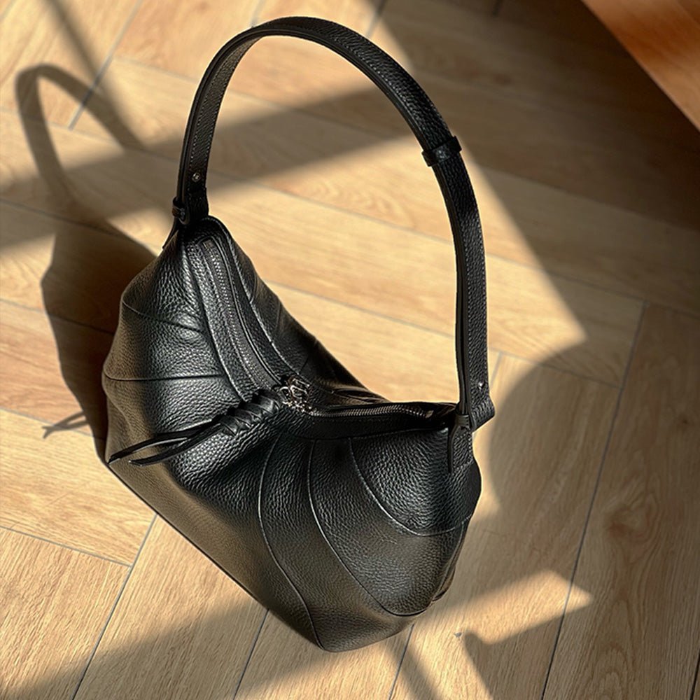 Stellar Crescent leather shoulder bag