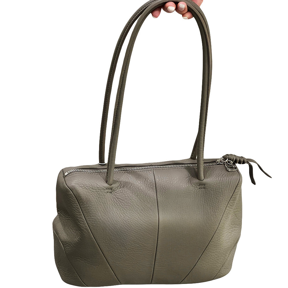 Elegant Soft Cowhide Leather Shoulder Bag with Stylish Design and Comfortable Strap