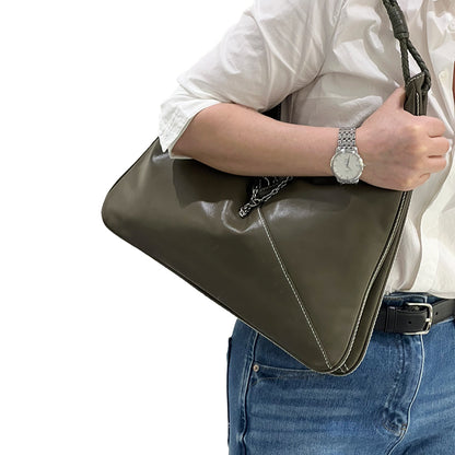 Commuting Armpit Zara Bag: Genuine Leather Shoulder & Handbag for Everyday Use