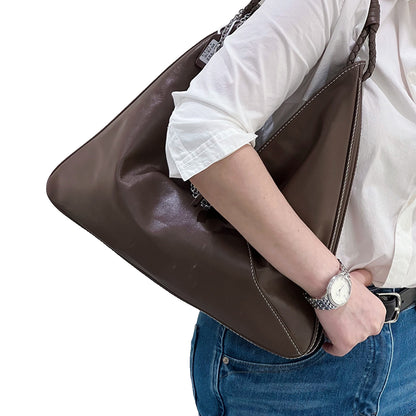 Commuting Armpit Zara Bag: Genuine Leather Shoulder & Handbag for Everyday Use