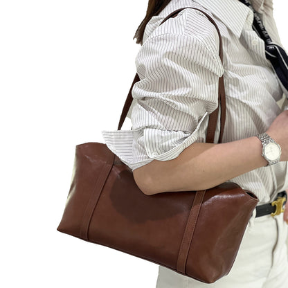 Luxury Casual Brand Korea Cowhide Ins Marc Tote Bag