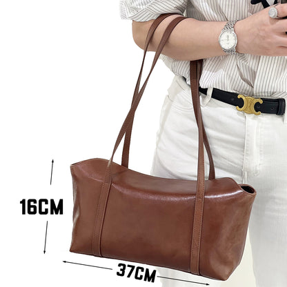 Luxury Casual Brand Korea Cowhide Ins Marc Tote Bag