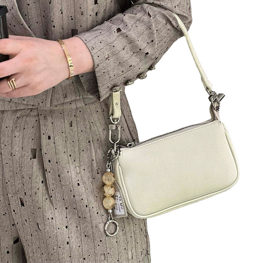 Elegant Cream-Colored Multi Cross Body Bag - Versatile Clutch & Shoulder Bag