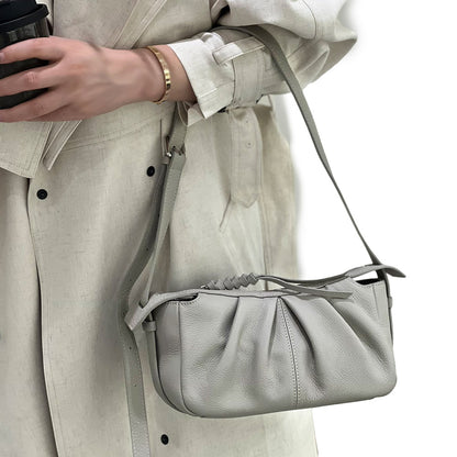 Elegant Taupe Lady Clutch Cross Body Calfskin Bag ,GE-K25