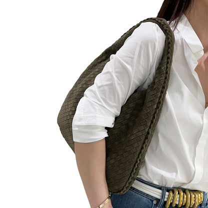 Hobo Shoulder Bag Lambskin Suede Teen Bag For lady