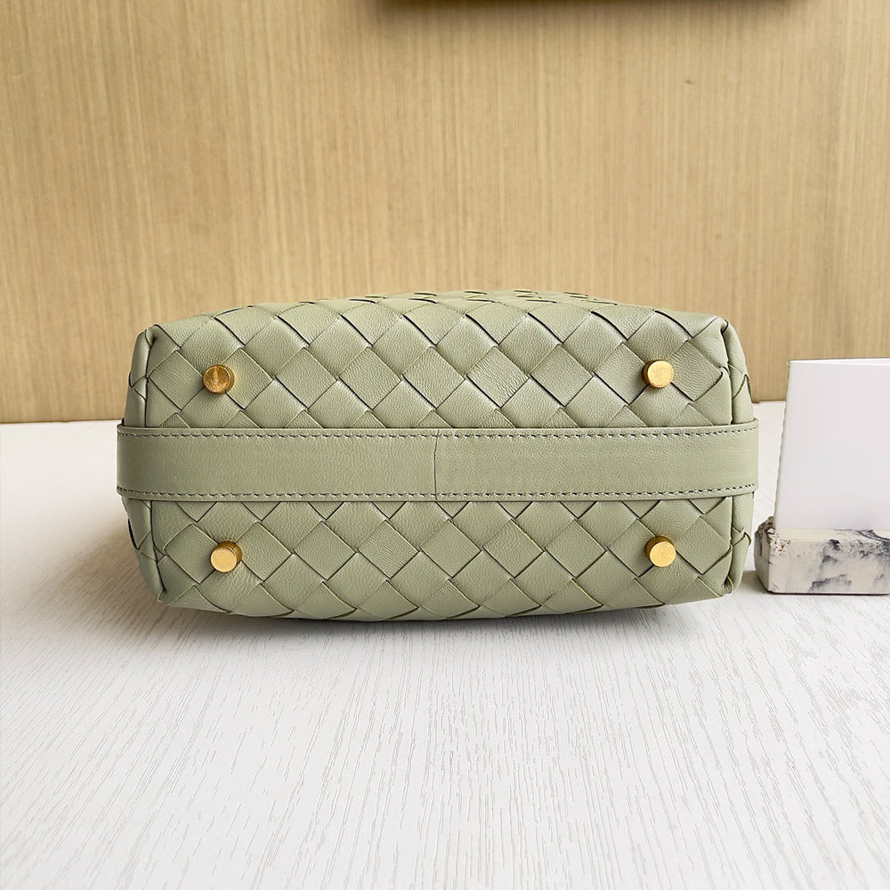 Small Handle Bag Woven Leather With Knot Bag ,BG2G-S10