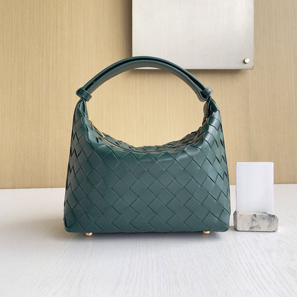 Small Handle Bag Woven Leather With Knot Bag ,BG2G-S10