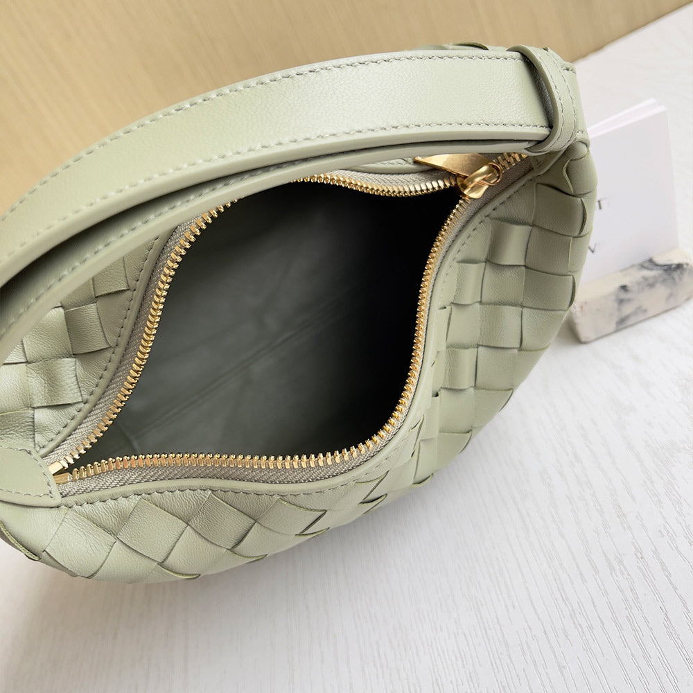 Small Handle Bag Woven Leather With Knot Bag ,BG2G-S10