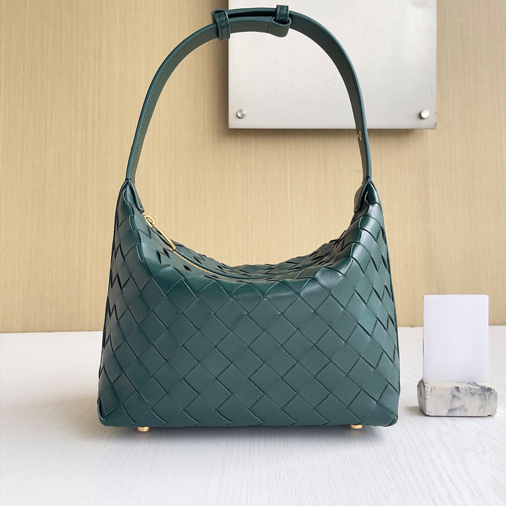 Small Handle Bag Woven Leather With Knot Bag ,BG2G-S10