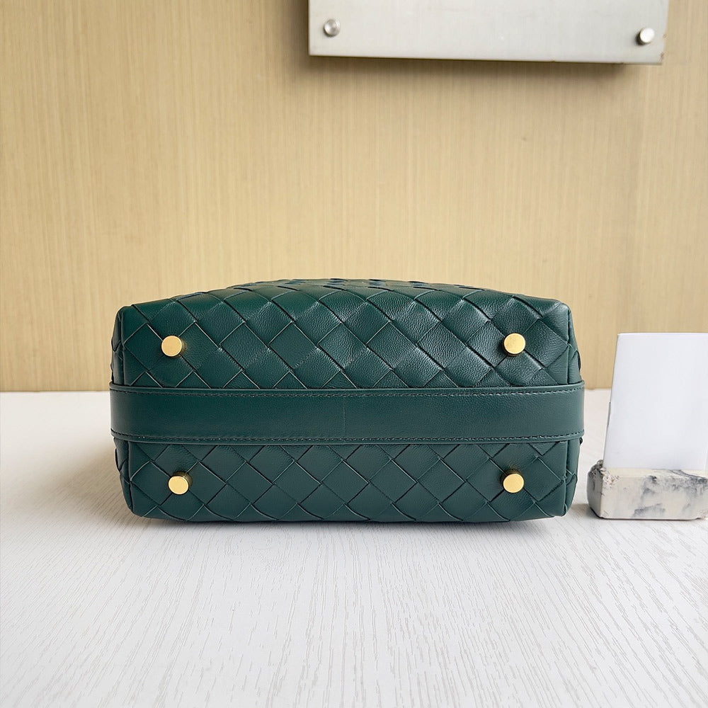 Small Handle Bag Woven Leather With Knot Bag ,BG2G-S10