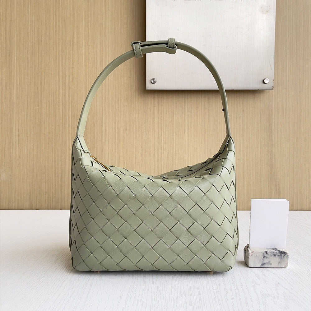 Small Handle Bag Woven Leather With Knot Bag ,BG2G-S10