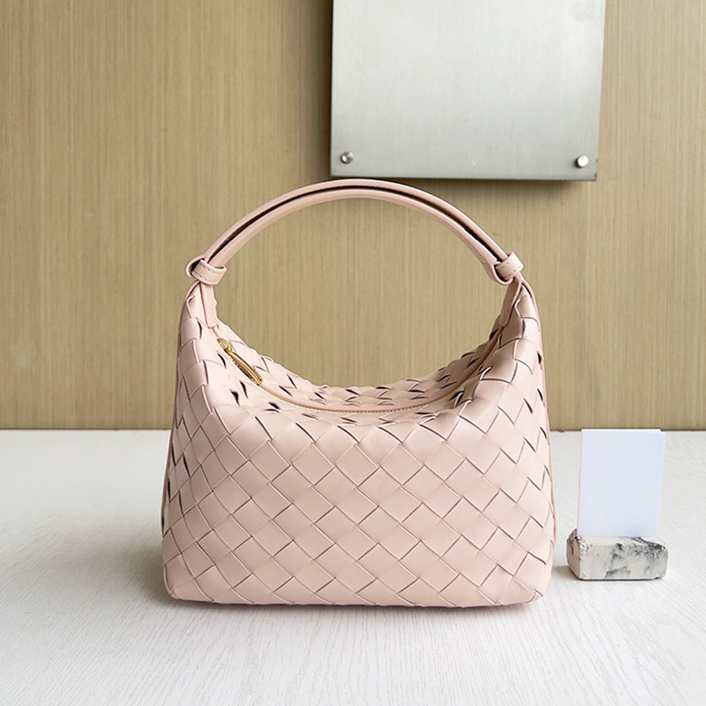 Small Handle Bag Woven Leather With Knot Bag ,BG2G-S9