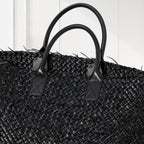 Artisan Quad-Layered Fringed Lambskin Tote Hand-Woven Italian Nappa