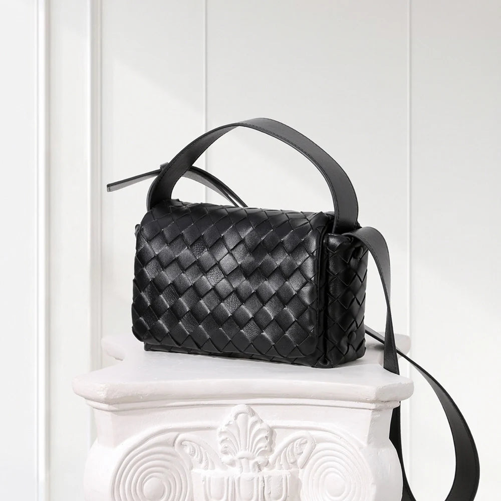 Premium Weave Mini Box Bag