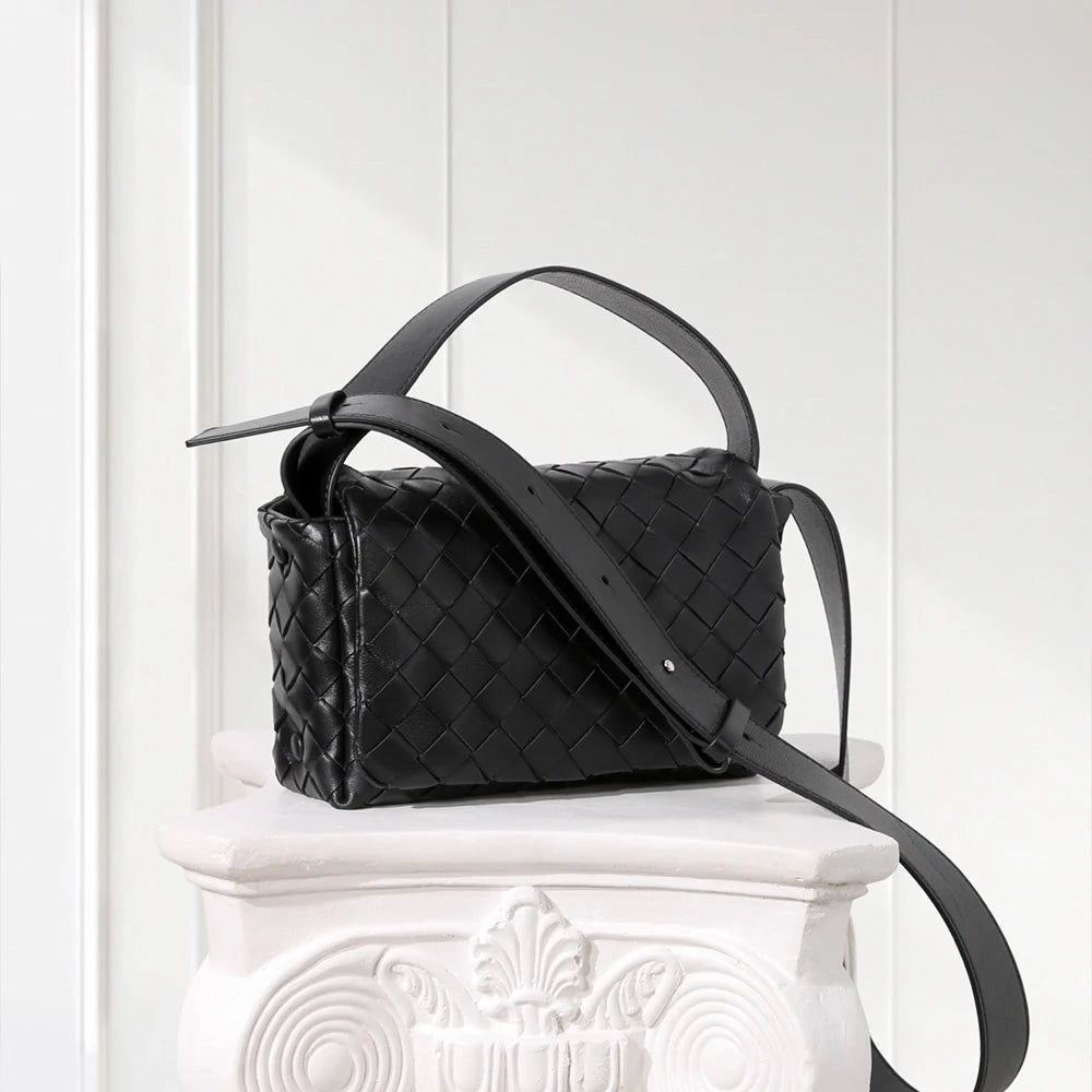 Premium Weave Mini Box Bag