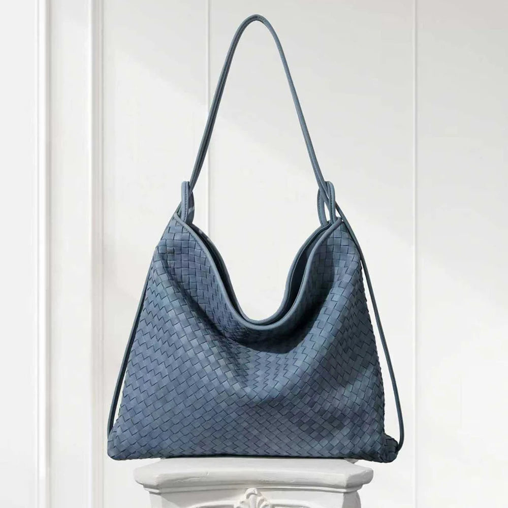 Women’s Brown Tote Bag Soft Slouchy Top Handle Handbag for Daily