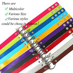 PU Leather Gothic Punk Choker Necklace with Cat Shape Necklace【4Pack】 - CIVIBUY