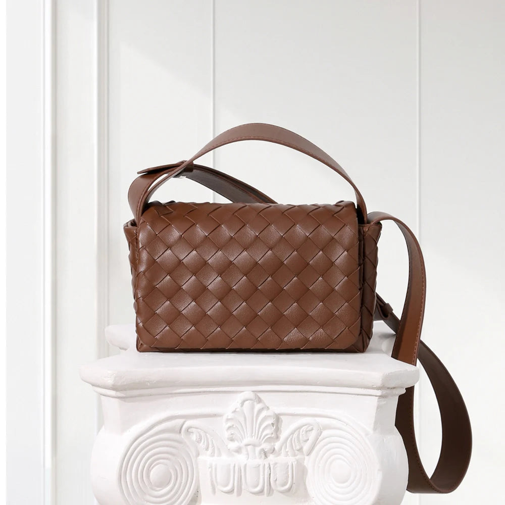 Premium Weave Mini Box Bag