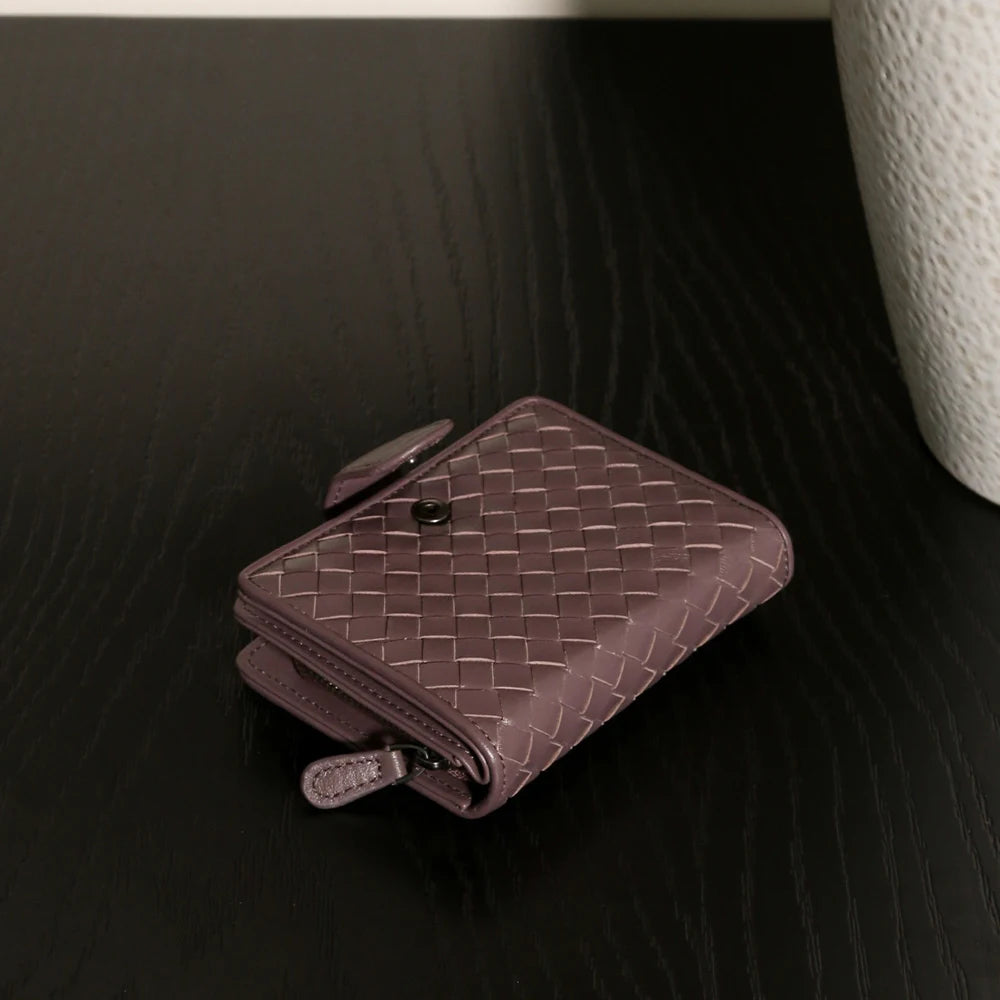 Artisanal Short Handwoven Bi-Fold Wallet
