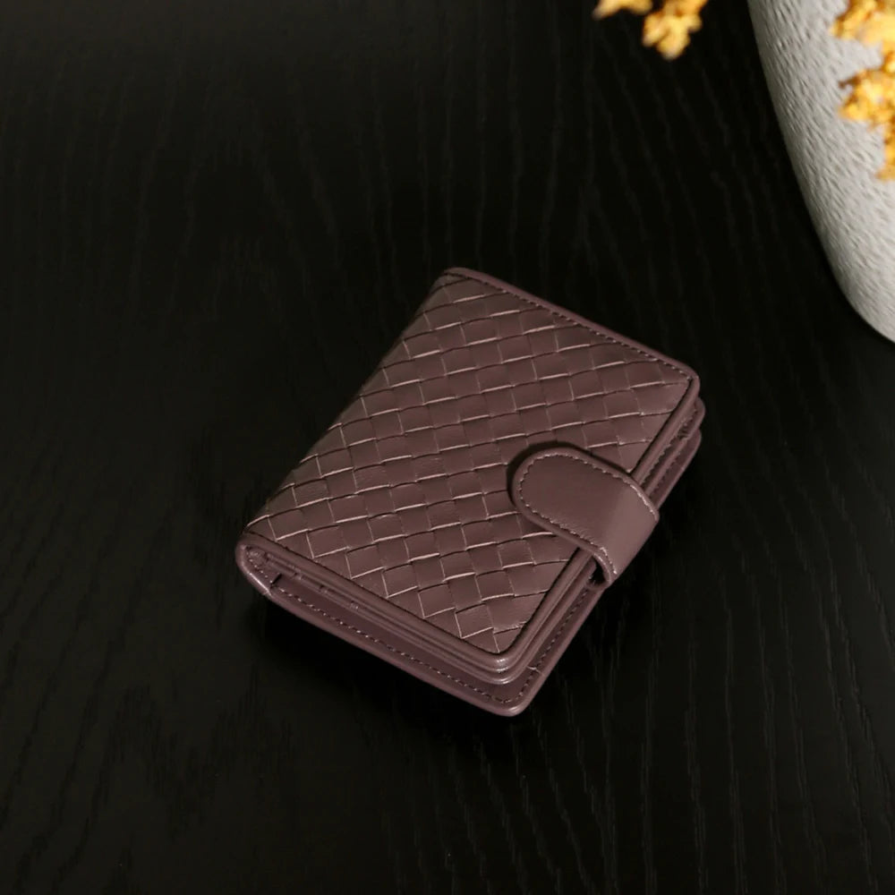 Artisanal Short Handwoven Bi-Fold Wallet