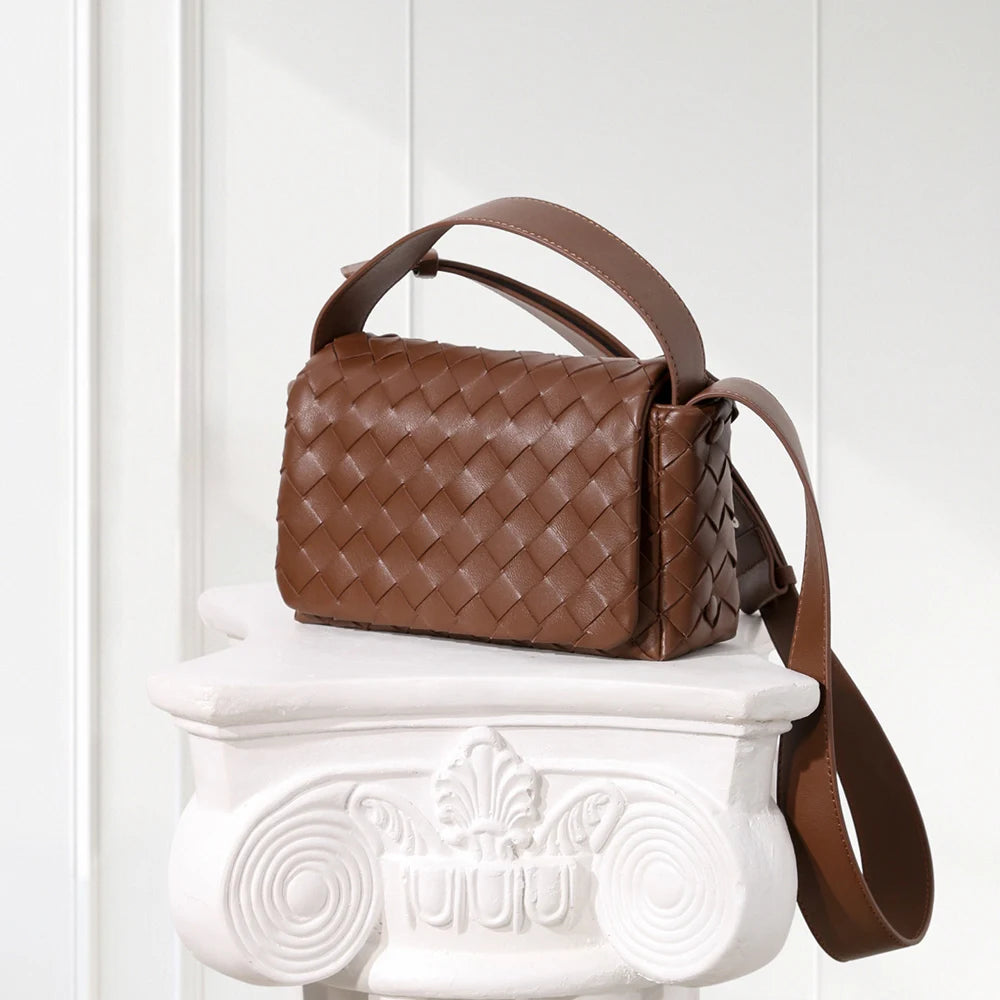 Premium Weave Mini Box Bag