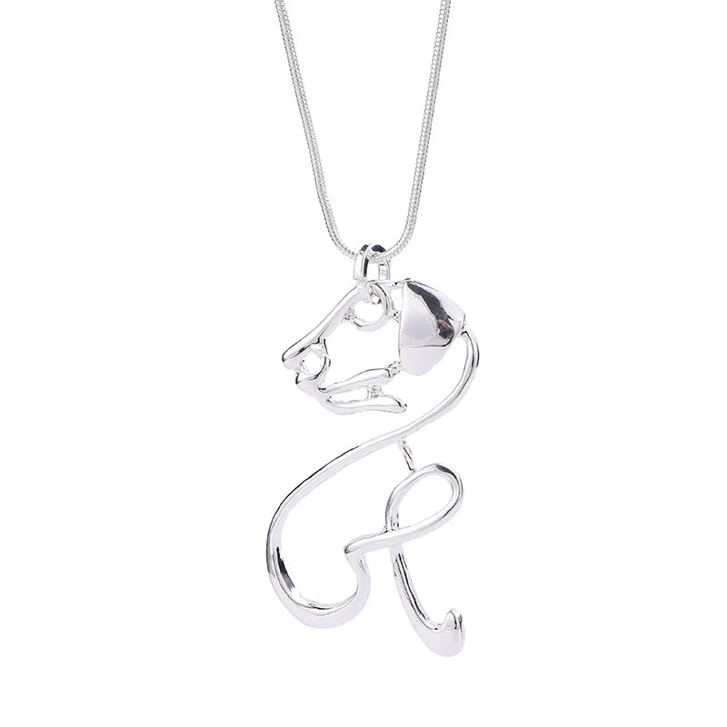 Sterling Silver Puppy Pendant Charm Pendant Birthday Gift