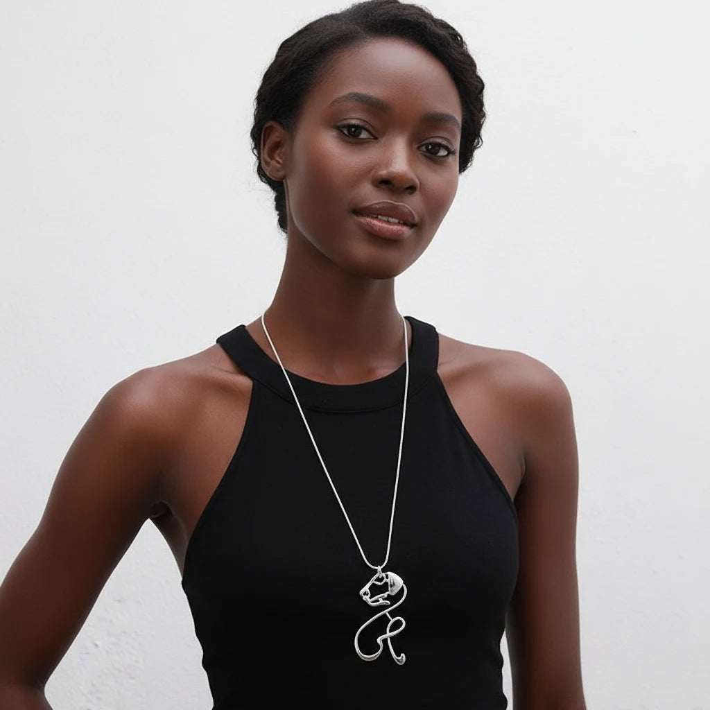 Sterling Silver Puppy Pendant Charm Pendant Birthday Gift