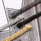 Heavy Biker Bracelet Men's Stainless Motorcycle Chain Bracelet - CIVIBUY