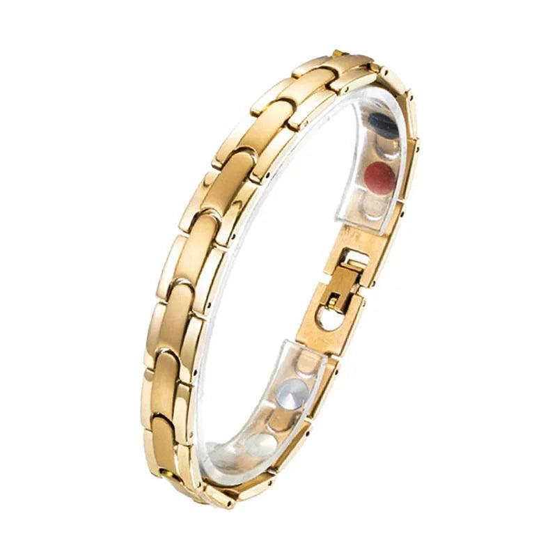 Germanium Magnetic Bracelet for Men stainless steel Arthritis Pain Relief Bracelet - CIVIBUY