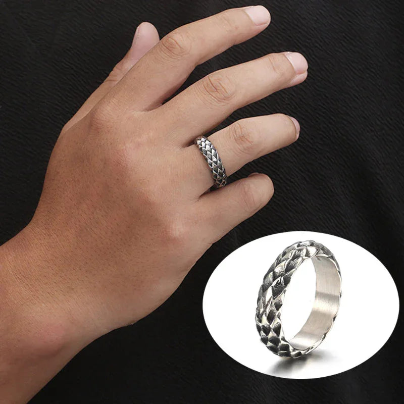 Dragon Signet Ring in Solid 18k Gold for men - CIVIBUY