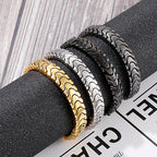 Heavy Biker Bracelet Men's Stainless Motorcycle Chain Bracelet - CIVIBUY