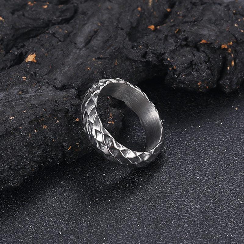 Dragon Signet Ring in Solid 18k Gold for men - CIVIBUY